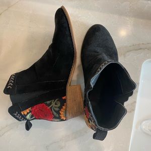 Embroidered Boutique Booties